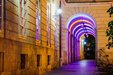 Fototapeta na wymiar Lviv Market square at night