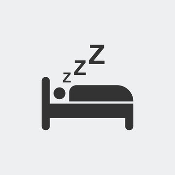 sleeping icon vector