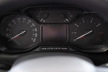 Naklejka premium Détail d'éléments carrosserie et moteur d'un véhicule
