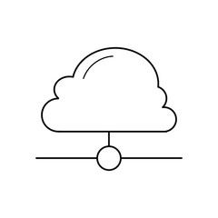 cloud technologies, Internet hosting icon