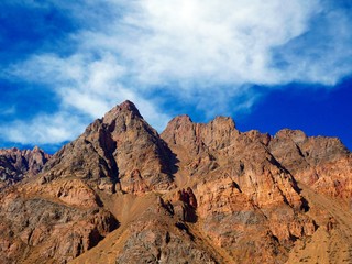 Fototapeta premium Anden, Kordillere Argentinien, Chile, Hochgebirge, Berge