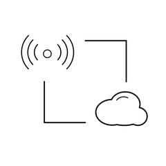 cloud Internet hosting icon