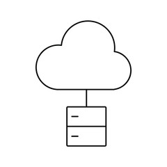 cloud Internet hosting icon