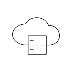 cloud technologies, Internet icon
