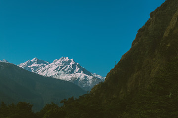  View of alps in Yumthang valley 