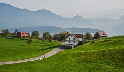 Rural scenery of Luzern, Switzerland