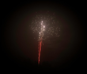 Obraz na płótnie Canvas fireworks in the sky