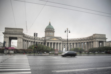 Kazan Cathedral in the city of St. Petersburg.