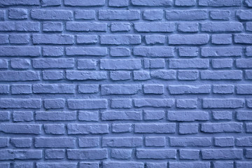Light Blue Colored Brick Wall for Background, Texture or Pattern