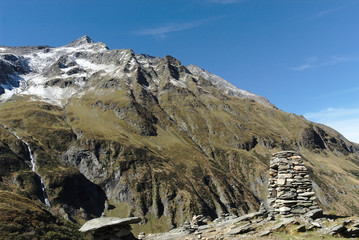 Mountain scenery in Hohe Tauern, Austria