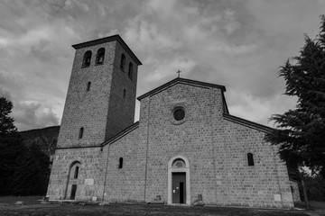 Rocchetta a Volturno, Isernia, Molise. Abbazia benedettina di San Vincenzo al Volturno. Storica...