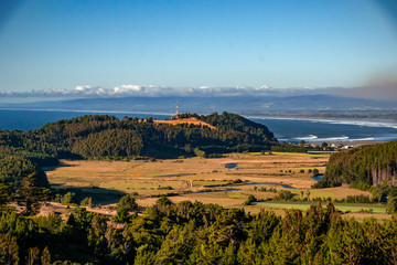 Mar de Tirua en la Region de la Araucania, Chile