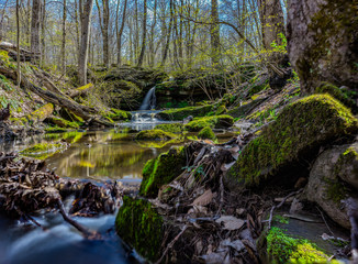 Peaceful weekend at Geauga Park District hiking on the Falls trail near the Alfelder House