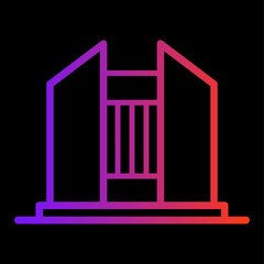 Real estate icon vector