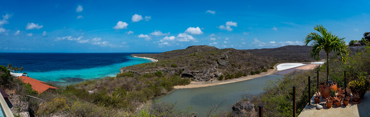    Views around the small Caribbean Island of Curacao