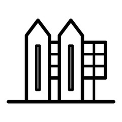 Real estate icon vector