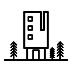 Real estate icon vector