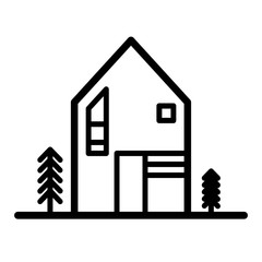 Real estate icon vector