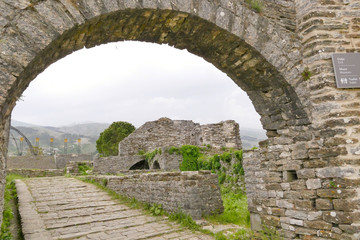 Castle of Gjirokastër in Albania