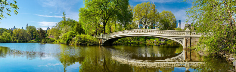 Bow Bridge in Central Park, New York City, NY,  USA