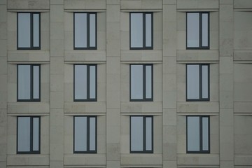 Obraz premium detail of a facade of a modern building 