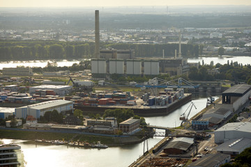 Industrie Vogelsperspektive