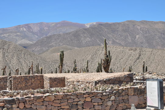 Ruins of Pucara de Tilcara at Jujuy Province, Argentina