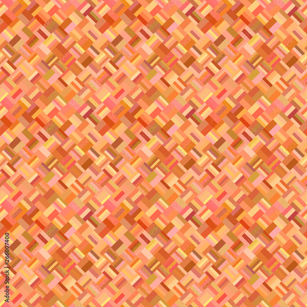 Poster orange seamless abstract diagonal mosaic pattern background
