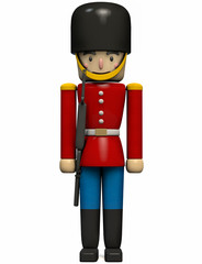 Soldier Toy in Red and Blue Uniform