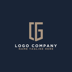CG letters Initial / Monogram icons. - Vector inspiration logo design - Vector