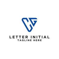 CG letters Initial / Monogram icons. - Vector inspiration logo design - Vector