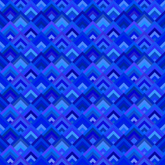 Blue seamless diagonal shape pattern - vector tile mosaic background graphic