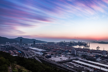 Shenzhen Yantian Port Sunrise