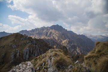 The Alben peak in the Orobie