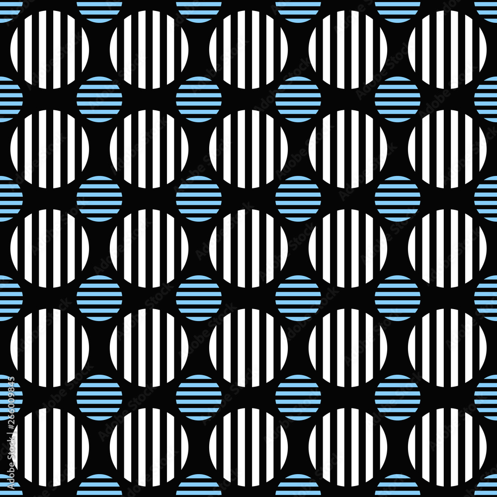 Poster abstract repeating pattern - vector circle background illustration