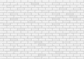 Obraz premium Grunge brick wall texture seamless geometric pattern of bricks