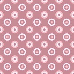 Abstract seamless pattern - vector circle design background