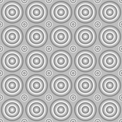 Simple grey seamless circle pattern background design