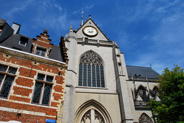 The Main Market square in Leuven, Flemish Brabant, Belgium