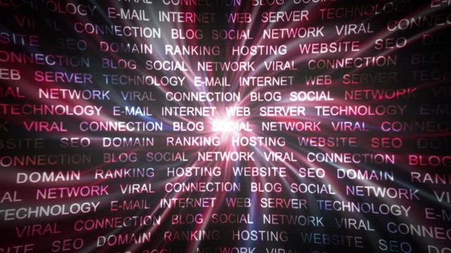 INTERNET Keywords, Rendering, Animation, Background, Loop, 4k