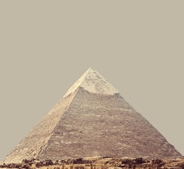 Great Egyptian pyramid of Khafre.