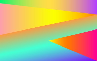 Triangle pixel shape multicolour background. Gradients in triangle shape. Orange-pink, light red. Purple orange gradient. Multicolor background. Web background elements digital illustration.