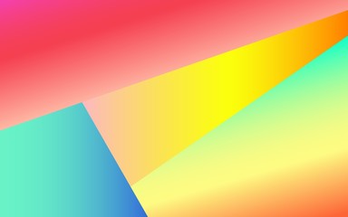 Gradient background in triangle shape. Green-blue pink red color. Purple blue deep gradient. Multicolor background. Web background elements digital illustration. Light blue triangle gradient shape art