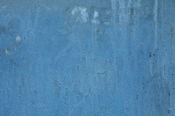 Old blue textures wall background. Perfect background with space