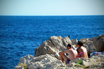 Bronzer vacances au sud de France