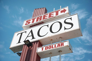 street tacos sign