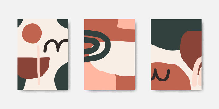 Modern Abstract Design Card Templates © Iveta Angelova