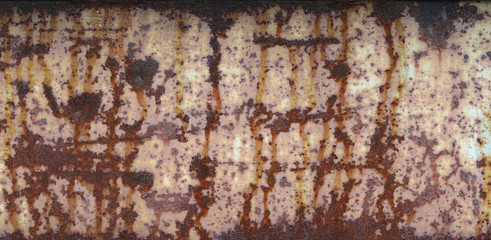 rust iron wall