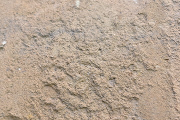 Photo of old brick when shooting at close range