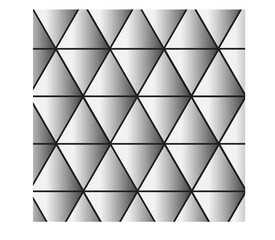 Black and white triangle background - vector illustration